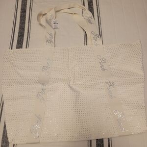 PINK Victoria's Secret Rhinestone Studded Tote Bag
